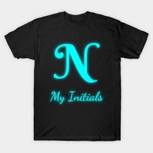 Letter N Letter Art T-Shirt